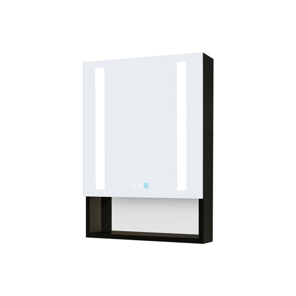 Wrought Studio™ Surface Mount Frameless Single Door Medicine 20